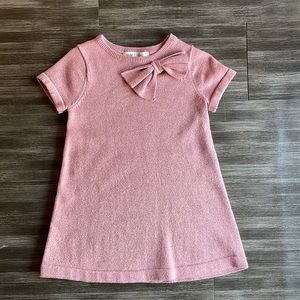 Toddler Glitter bow dress